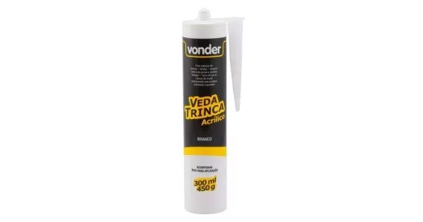 Veda Trinca Acrílico Branco 300ml 450g Vonder GAMES ELETRONICOS