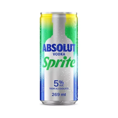 Absolut Vodka Sprite Lata 269ml - Unidade
