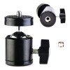 Adaptador Ball Head Para Tripé Articulado Ring Light Preto