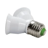 Adaptador Bocal 1xe27 Para 2xe27 Branco Sm