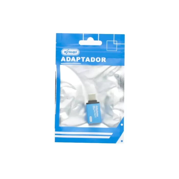 Adaptador Otg Usb Para Tipo-C 7,1 Kp-Uc5048 Knup Novo