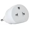 Adaptador Para Tomada 2 Pinos Para 3 Pinos Cor Branco Wi243