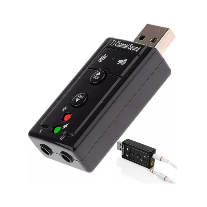 Adaptador Placa De Som Usb Xc-Adp-35 X-Cell Fone E Microfone