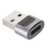 Adaptador Type-C Para USB 3.0 Cinza Rock