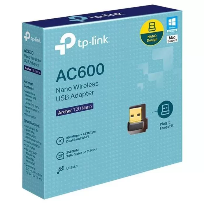 Adaptador USB AC600 Archer T2U Nano TP-Link