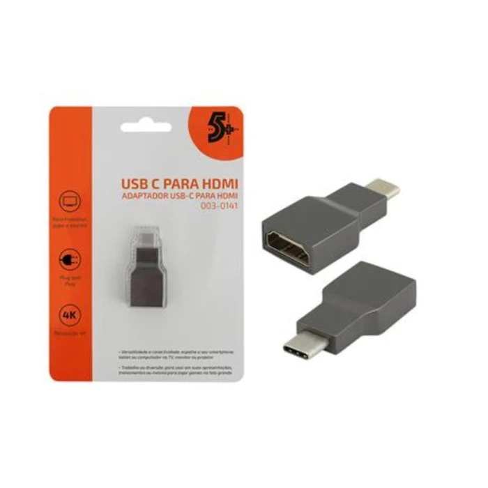 Adaptador USB-C Para HDMI Tipo C Diversos Dispositivos 4k