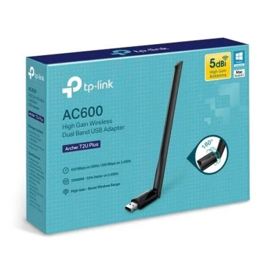 Adaptador USB sem fio AC600 Archer T2U Plus TP-Link