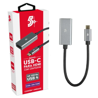Adaptador Usb-C P/ Hdmi Femea 4K 15Cm 018-7460