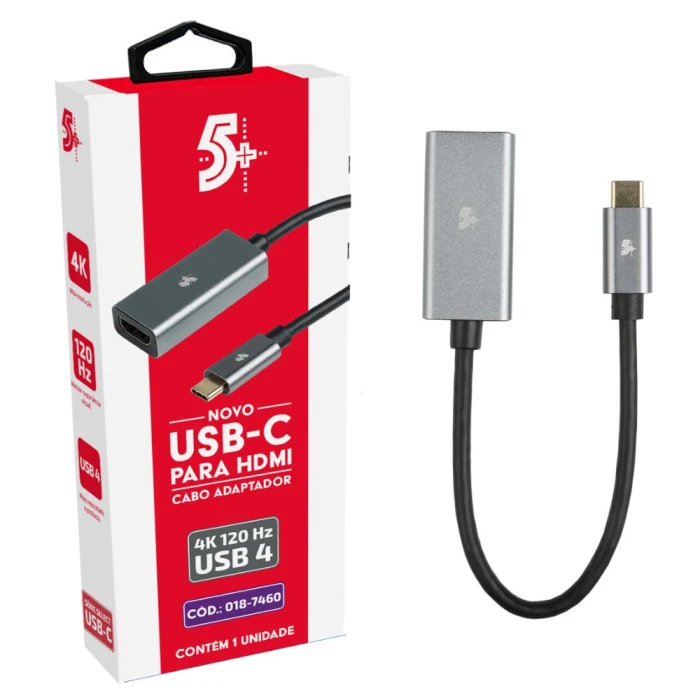 Adaptador Usb-C P/ Hdmi Femea 4K 15Cm 018-7460
