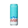 Água Mineral Evian Com Gás Sparkling Lata 330mL