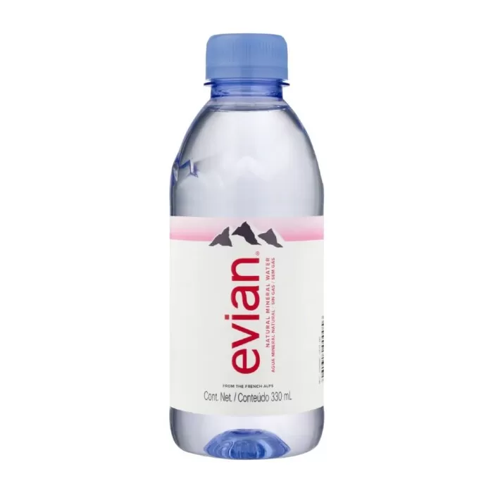 Água Mineral Evian Pet 330Ml Sem Gás Novo