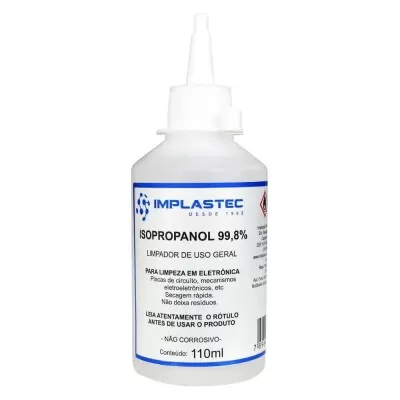 Álcool Isopropílico 70% (Isopropanol) 1000ml Implastec