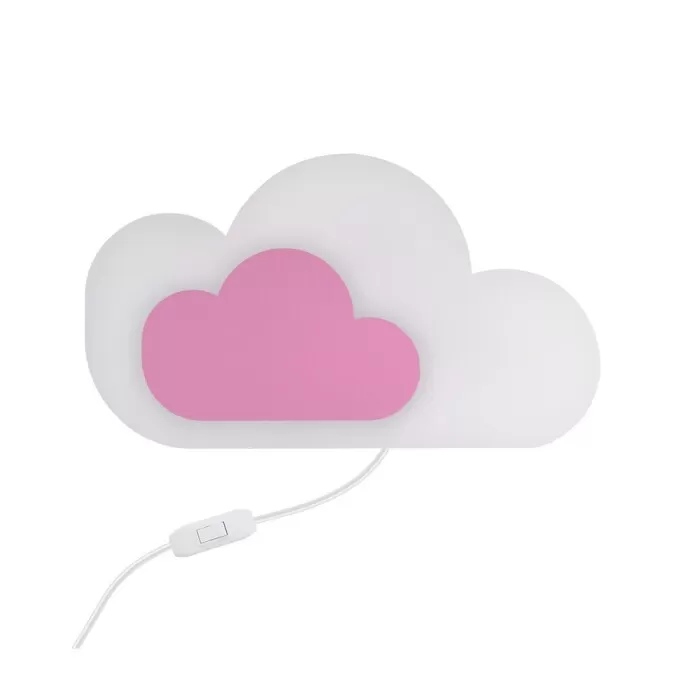 Arandela De Led Cloud Para Quartos Rosa 1xG9 Blumenau