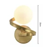 Arandela Led Fit Para 1xG9 Bivolt Cor Dourado Skylight