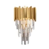 Arandela Midas Cristal 24 Dourado 2x E14 80W Bivolt Blumenau