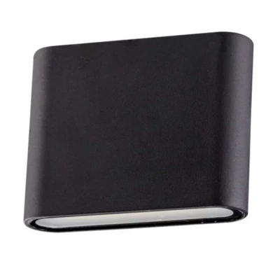 Arandela Wall Preto Fosco 115Mm Led 8W 3000K Germany