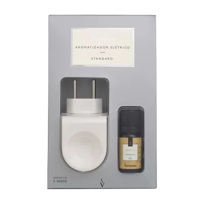 Aromatizador Elétrico Standard Branco Com Vanilla Novo