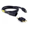 Auto Transformador Slim Bivolt 3000VA Fit Force Line Preto