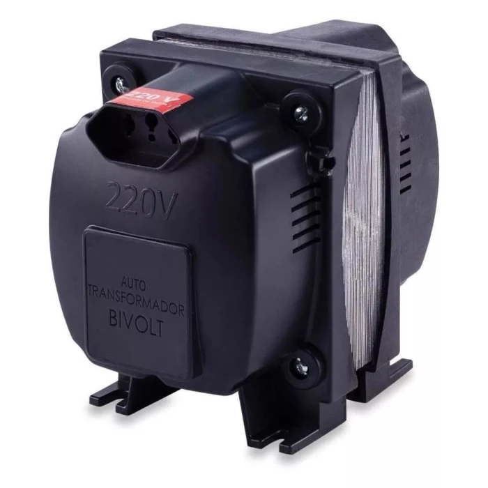 Autotransformador Slim 1500VA 10A Bivolt Force Line Preto