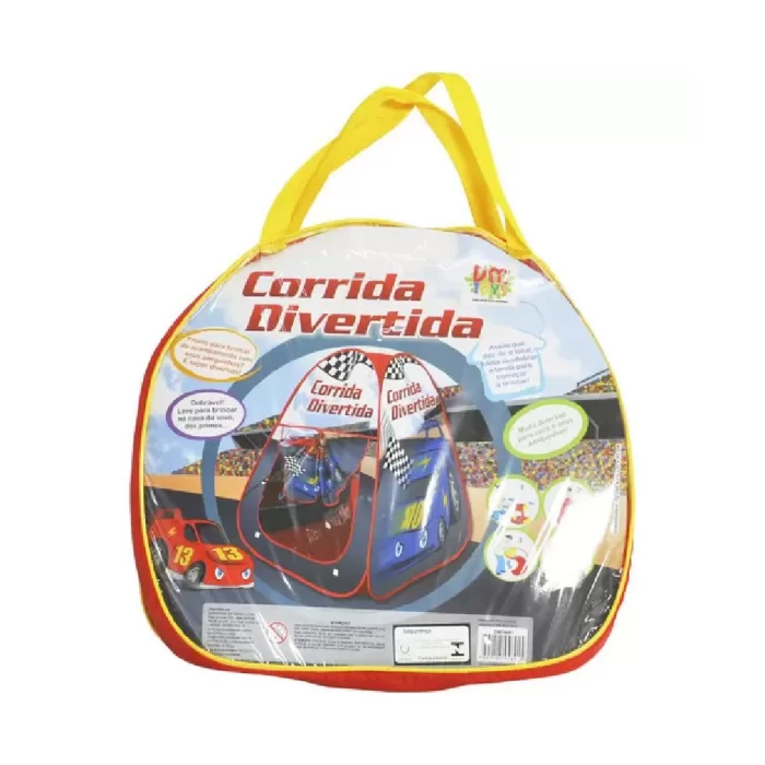 BARRACA INFANTIL CORRIDA DIVERTIDA DM TOYS DOBRÀVEL