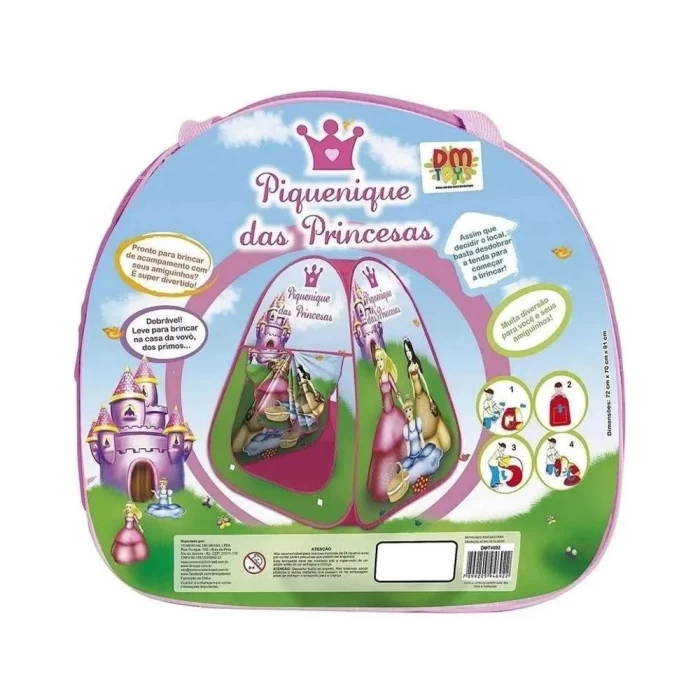 BARRACA INFANTIL DM TOYS PIQUENIQUE DAS PRINCESAS