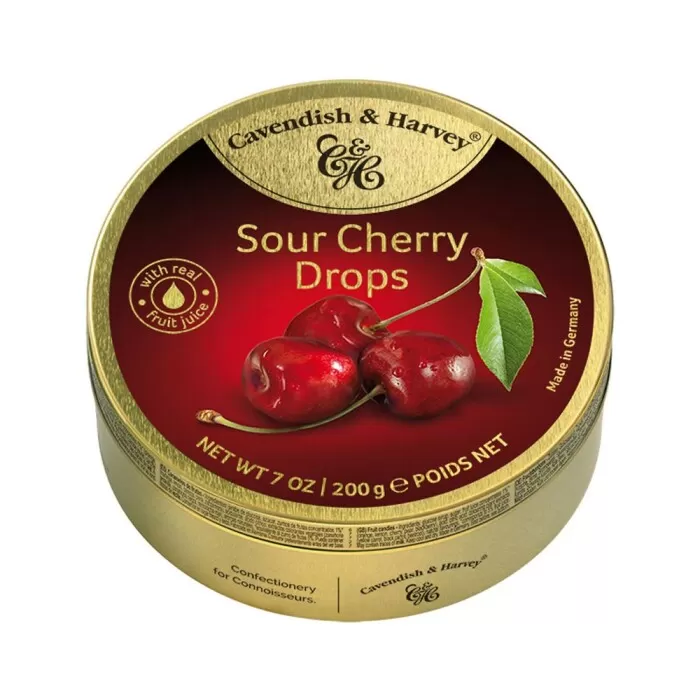 Bala Cavendish E Harvey Sour Cherry Drops 200G