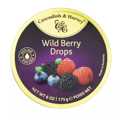 Bala Cavendish E Harvey Wild Berry Drops 175g