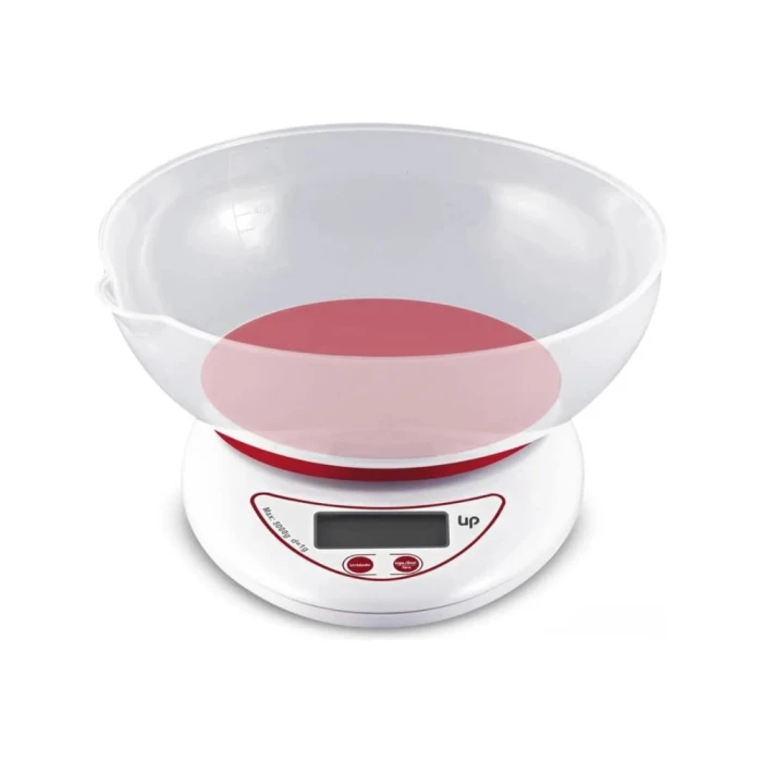 Balança De Cozinha Digital CE110 Uphome Com Tigela 5Kg