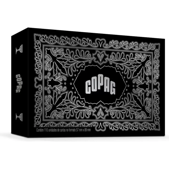 Baralho Com Estojo De Cartas 139 Special Edition Black Copag