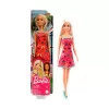 Barbie Boneca Fashion Vestido Vermelho T7439 Novo