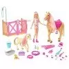 Barbie Com Cavalo Penteados Divertidos com 25 Peças Original