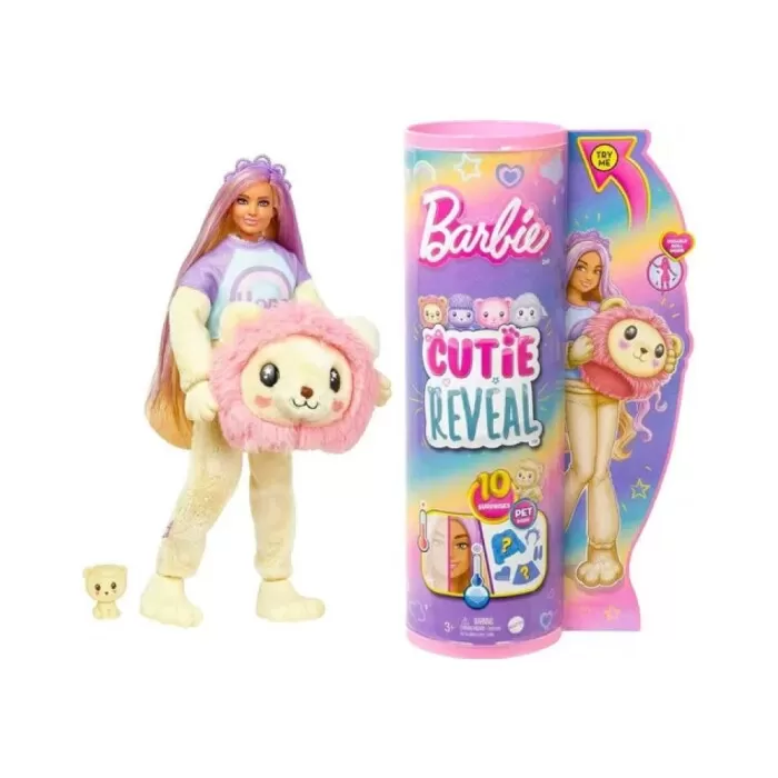 Barbie Cutie Reveal Camisetas Fofas Leão Novo