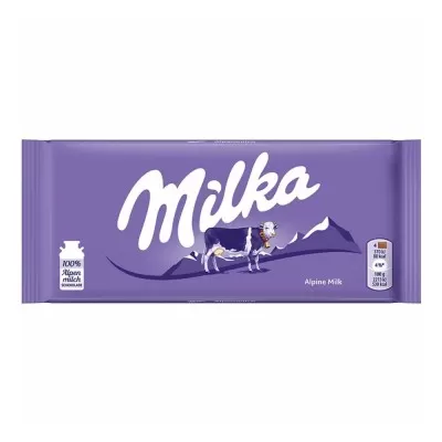 Barra Milka Alpine Milk 100G
