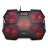 Base Para Notebook Lothaire Gamer Led Vermelho Novo