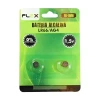 Bateria Alcalina Botão Lr43/Ag12 2 Unidades Fx-Lr05 Flex