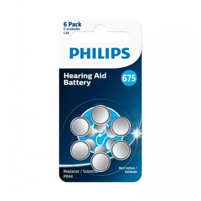 Bateria Auditiva Philips Pr675 Za675b6a/59 Com 6 Unidade