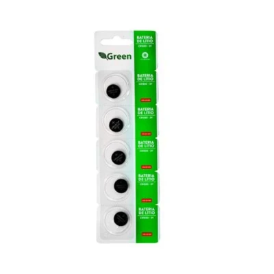 Bateria Moeda Cr1220 3V Lítio Manganês - Green