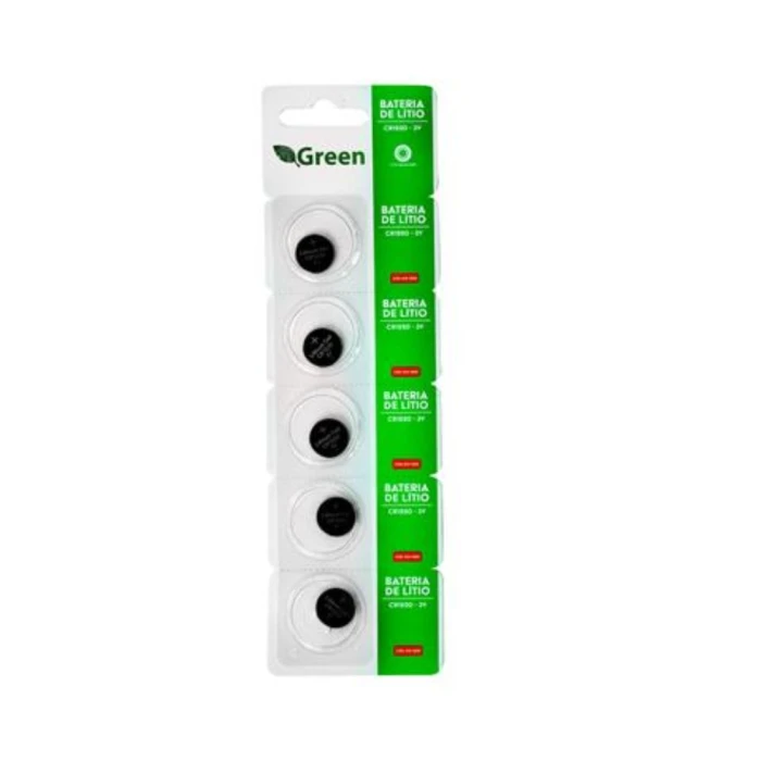 Bateria Moeda Cr1220 3V Lítio Manganês - Green
