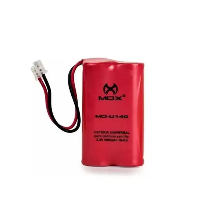 Bateria Para Telefone Sem Fio 2.4v 600Mah Mox Mo-u140