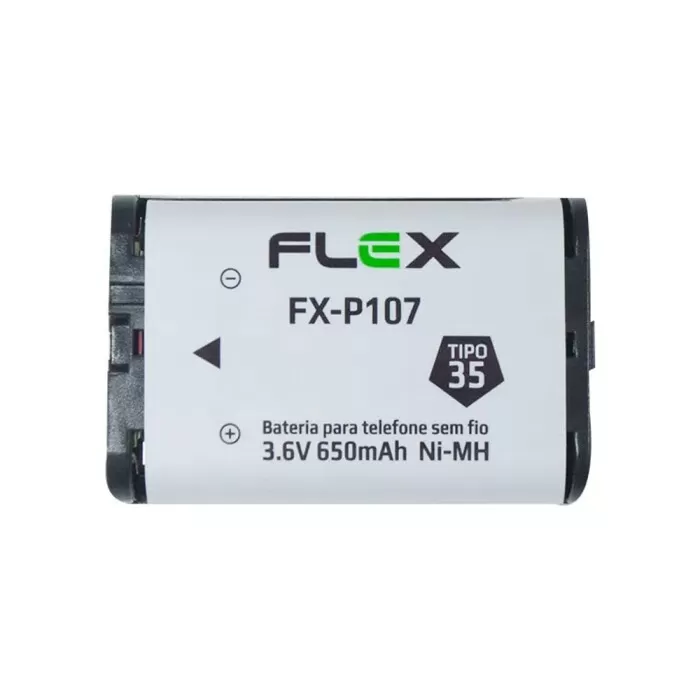 Bateria Para Telefone Sem Fio 3.6V 650MaH FX-P107 Flex