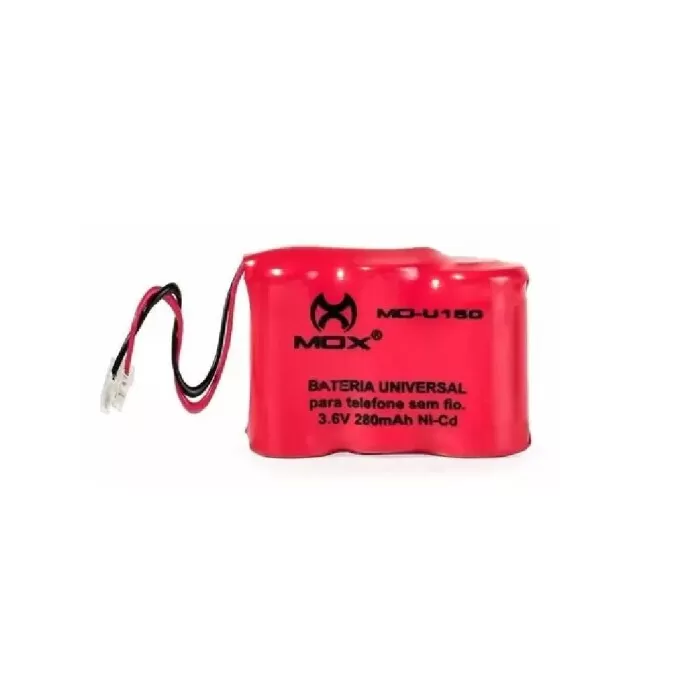 Bateria Para Telefone Sem Fio 3.6v 280Mah Mox Mo-u150