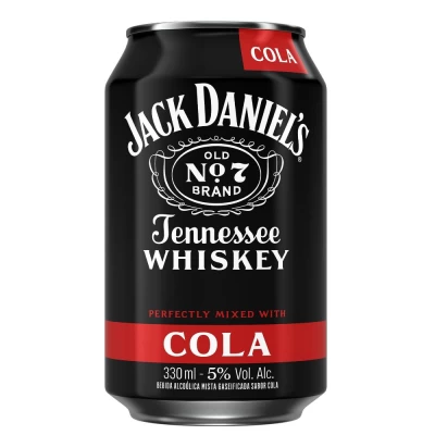 Bebida Alcoólica Mista Jack e Coca 330Ml