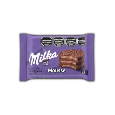 Biscoito Alfajor Milka Mousse De Chocolate Triplo 55g