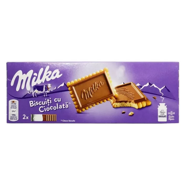 Biscoito Milka Choco Biscuit 150G
