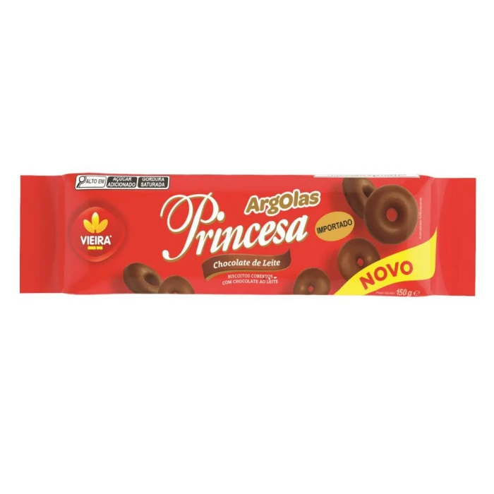 Biscoito Vieira Princesa Argolas 150G