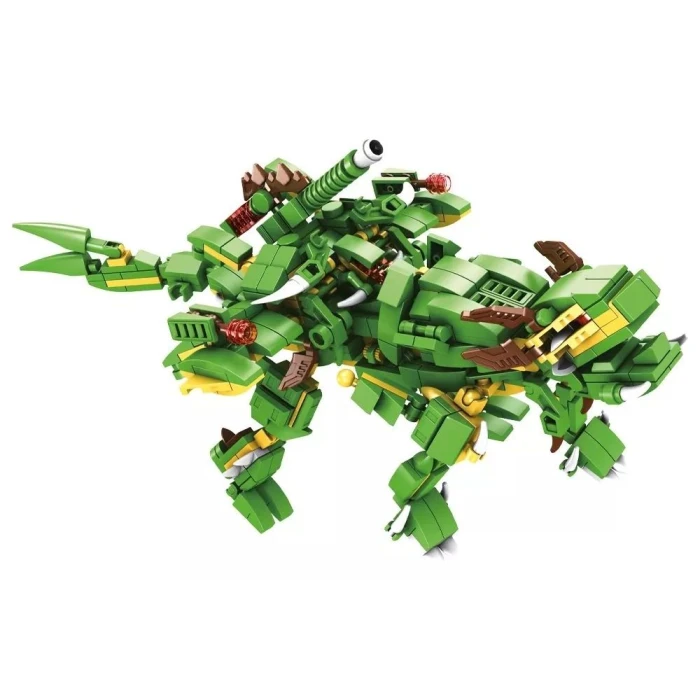 Blocos De Montar Dino Com 577 Peças 25 Em 1 Cubic Multikids