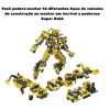 Blocos De Montar Robot Construction Com 573 Peças Multikids