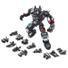 Blocos De Montar Swat Robot Com 600 Peças Cubic Multikids