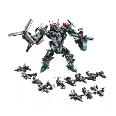 Blocos De Montar Transformers Robô Com 577 Peças Cubic