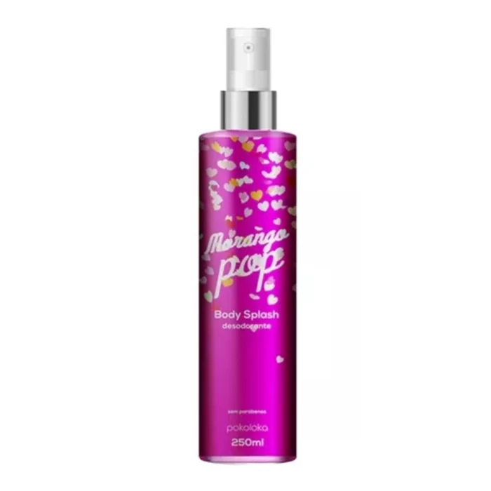 Body Splash Morango Pop Pokoloka 250Ml Novo